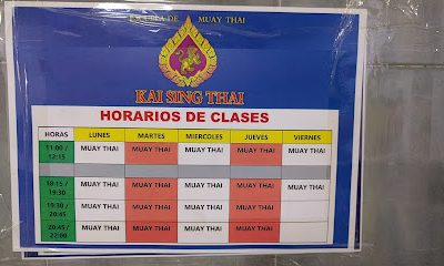 Realiza tu entrenamiento de Muay Thai en el gimnasio Kai Sing Thai